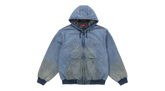 Supreme Reflective Arc Hooded Work Jacket Denim (P)