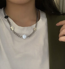 Emoji Curb Chain Necklace