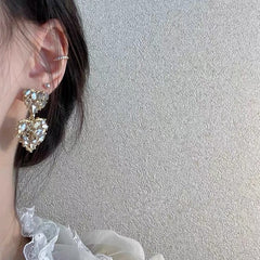 Unmatched Crystal Drop Earrings