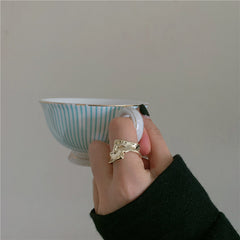 Metal Textured Ring