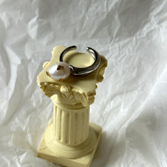 Duck Shape Siver Ring with Gold Plating