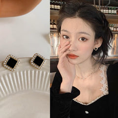 Gemstone Stud Earrings