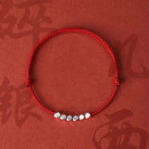 Red Woven Bracelet
