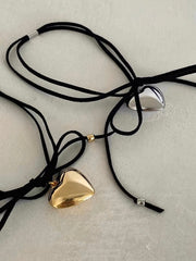 Heart Lace-Up Necklace