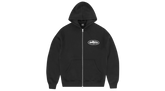 Corteiz Island Puff Print Zip Hoodie Black