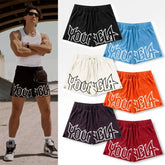 YOUNG LA Summer New Sports and Fitness Shorts Mesh Quick drying Breathable Basketball Training Shorts Casual Beach Shorts