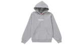 Supreme Box Logo Hoodie Heather Grey (FW24) (P)