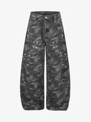 Camo Curved Jeans