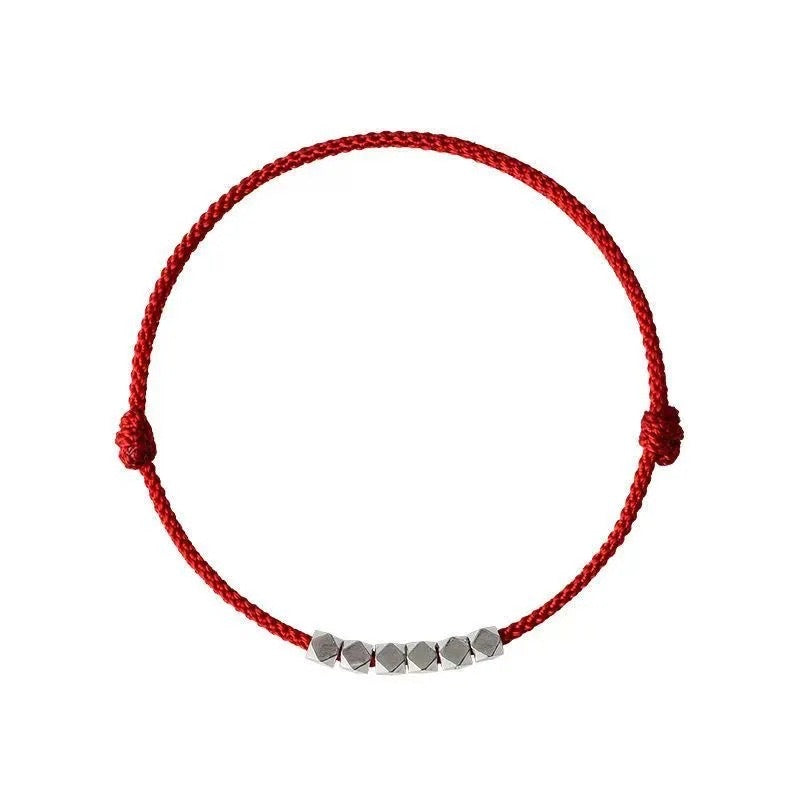 Red Woven Bracelet