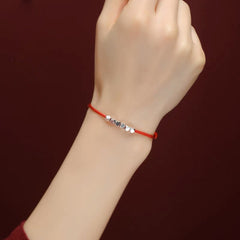 Red Woven Bracelet