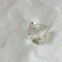 Transparent Ring with "Love" in Chinese