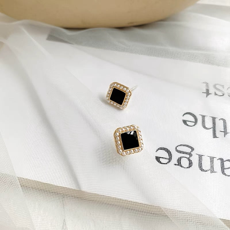 Gemstone Stud Earrings