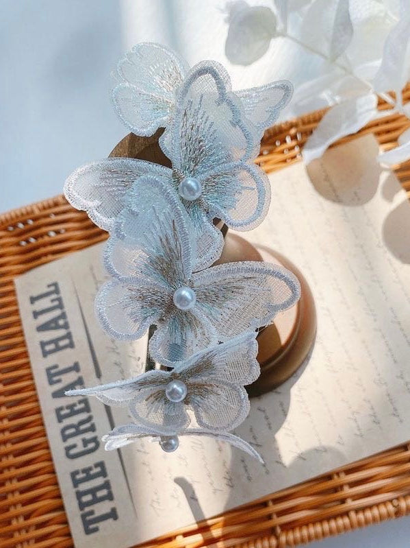 White Butterfly Headband