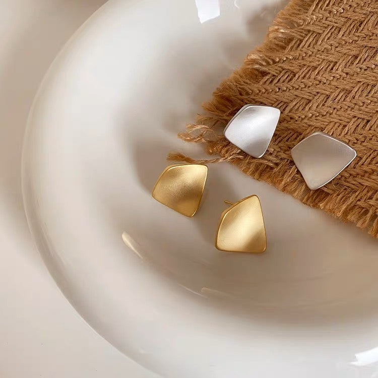 Irregular Shape Stud Earrings