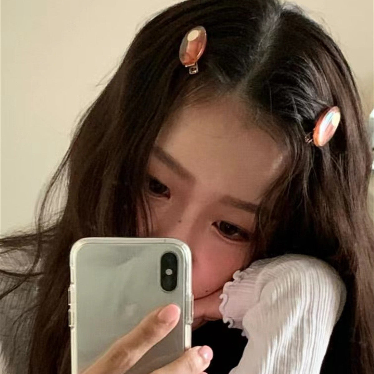 Amber Hair Clips