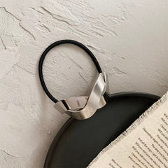 Silver Hair Tie