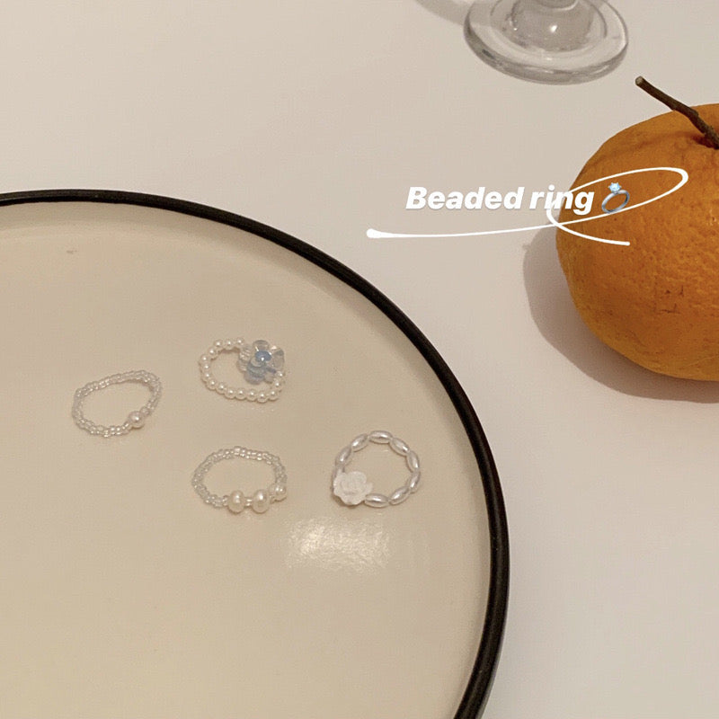 Pearl Ring Set