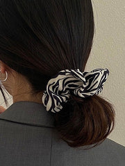 Zebra Hair Scrunchie