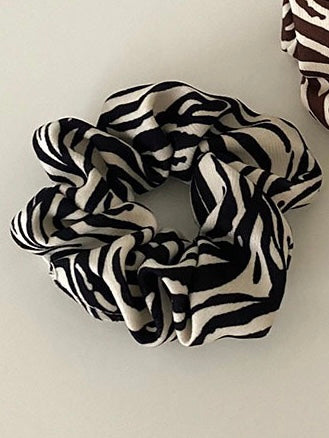 Zebra Hair Scrunchie