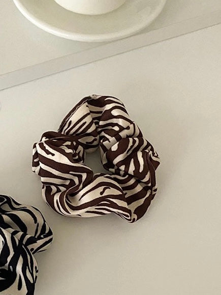 Zebra Hair Scrunchie