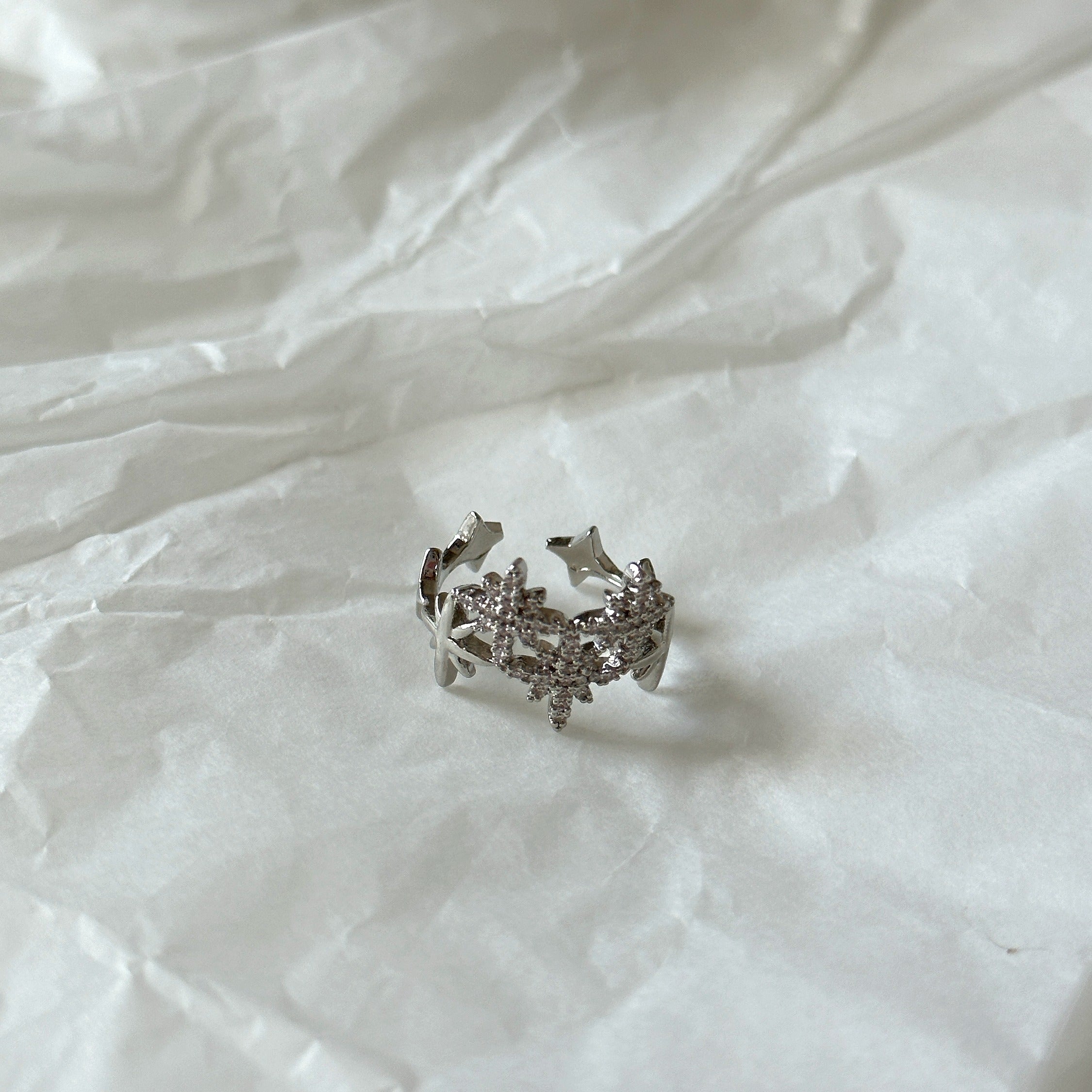 Silver Pentagram Ring