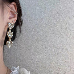 Unmatched Crystal Drop Earrings