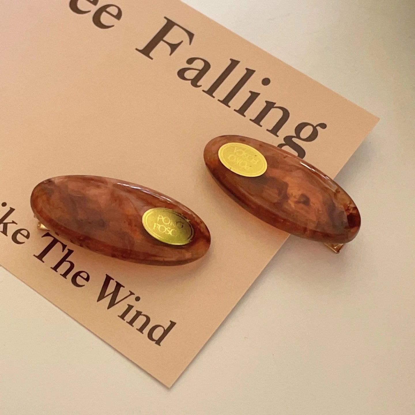 Amber Hair Clips