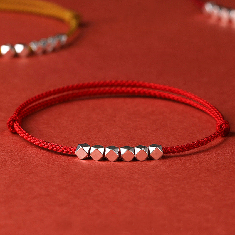 Red Woven Bracelet