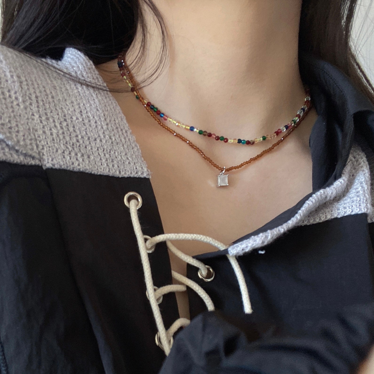 Double Chain Vintage Necklace