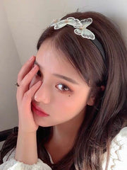 White Butterfly Headband