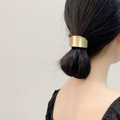 Gold Metal Hair Tie