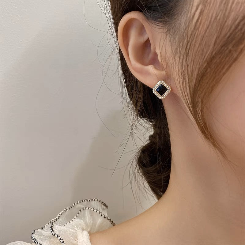 Gemstone Stud Earrings