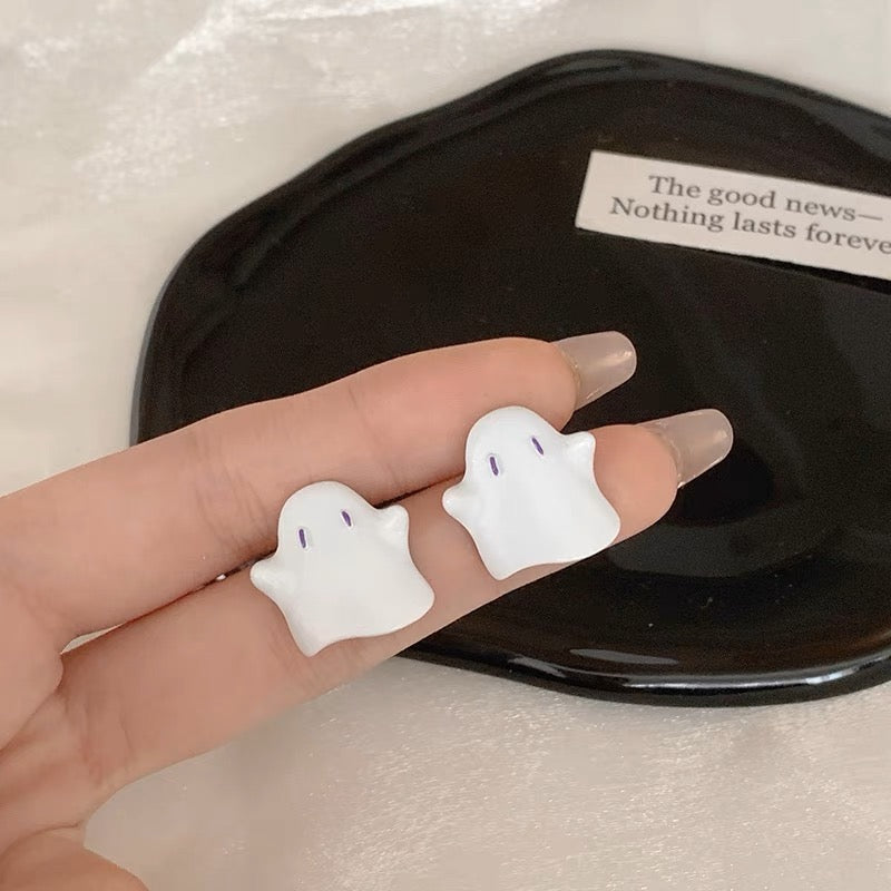 Ghost Stud Earrings
