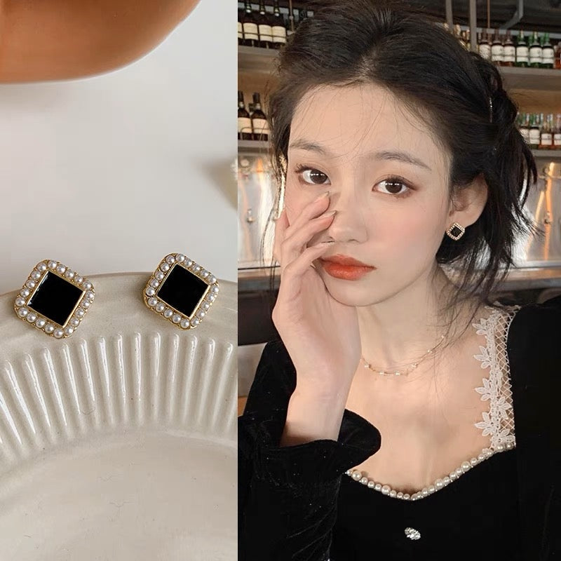 Gemstone Stud Earrings