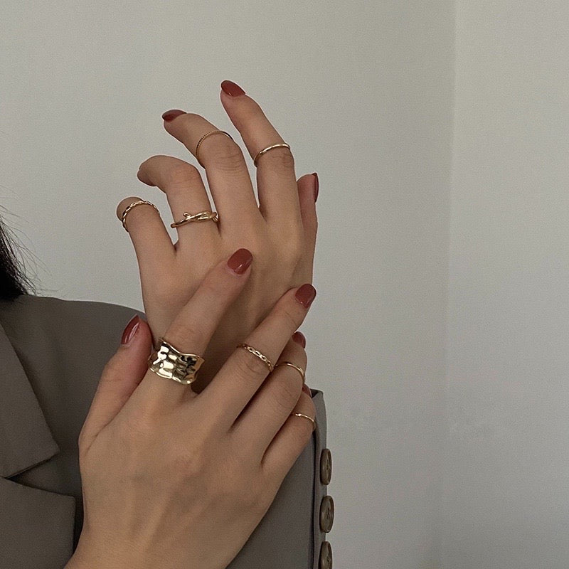 Silver and Gold Ring Sets