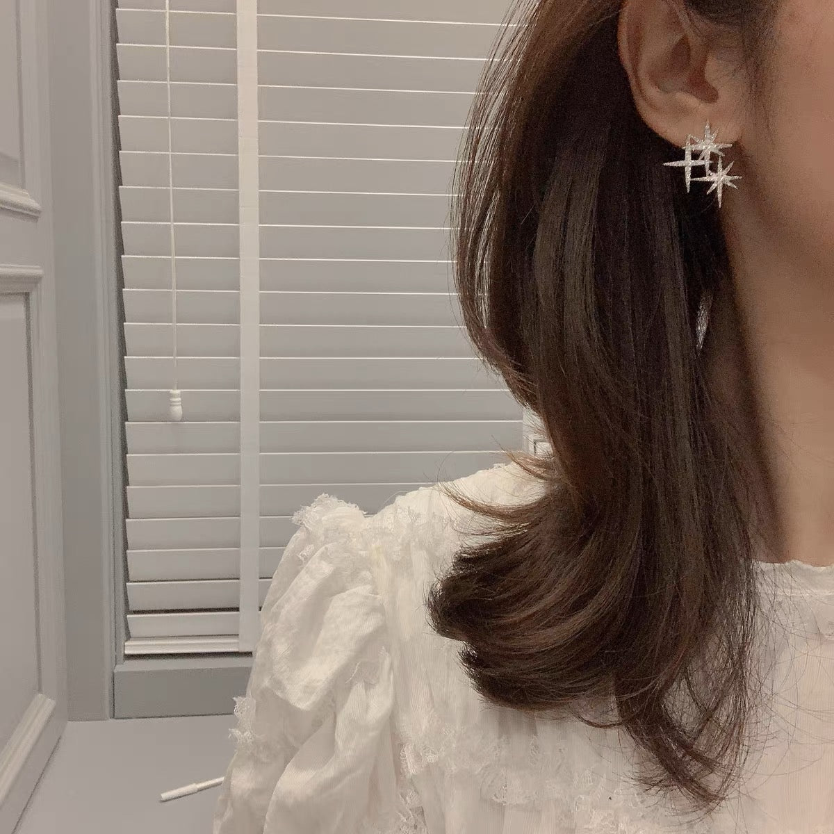 Unmatched Diamond Stud Earrings