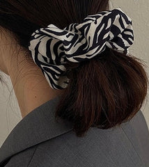 Zebra Hair Scrunchie