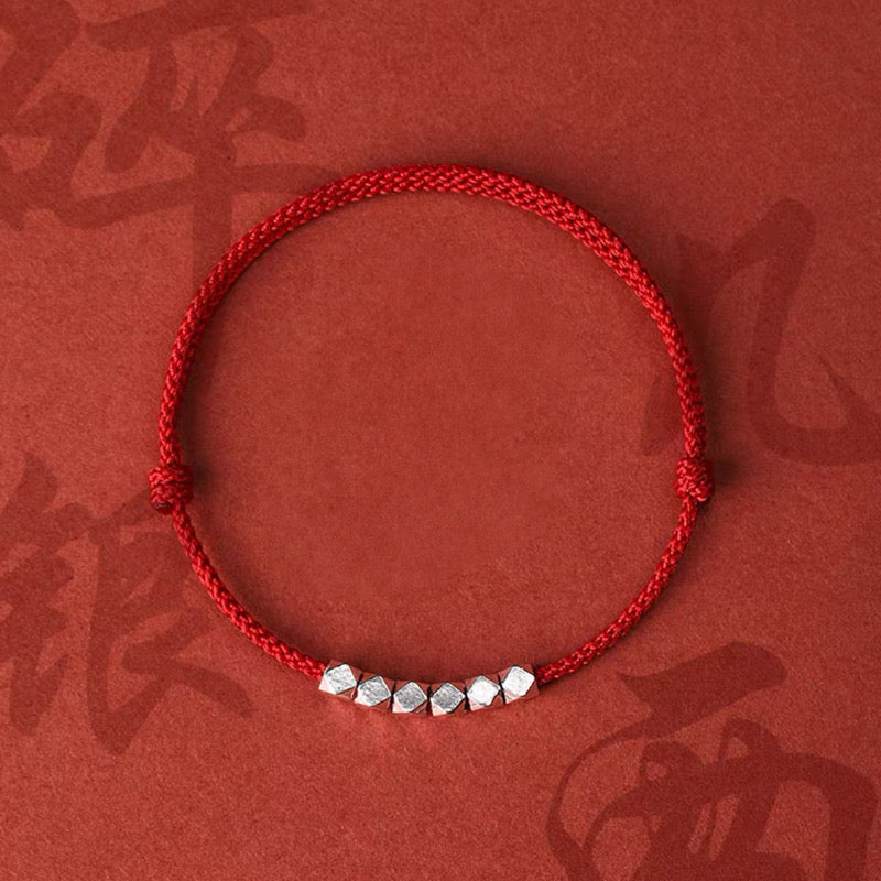 Red Woven Bracelet