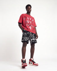 Mixed Emotions Crimson Tee Red