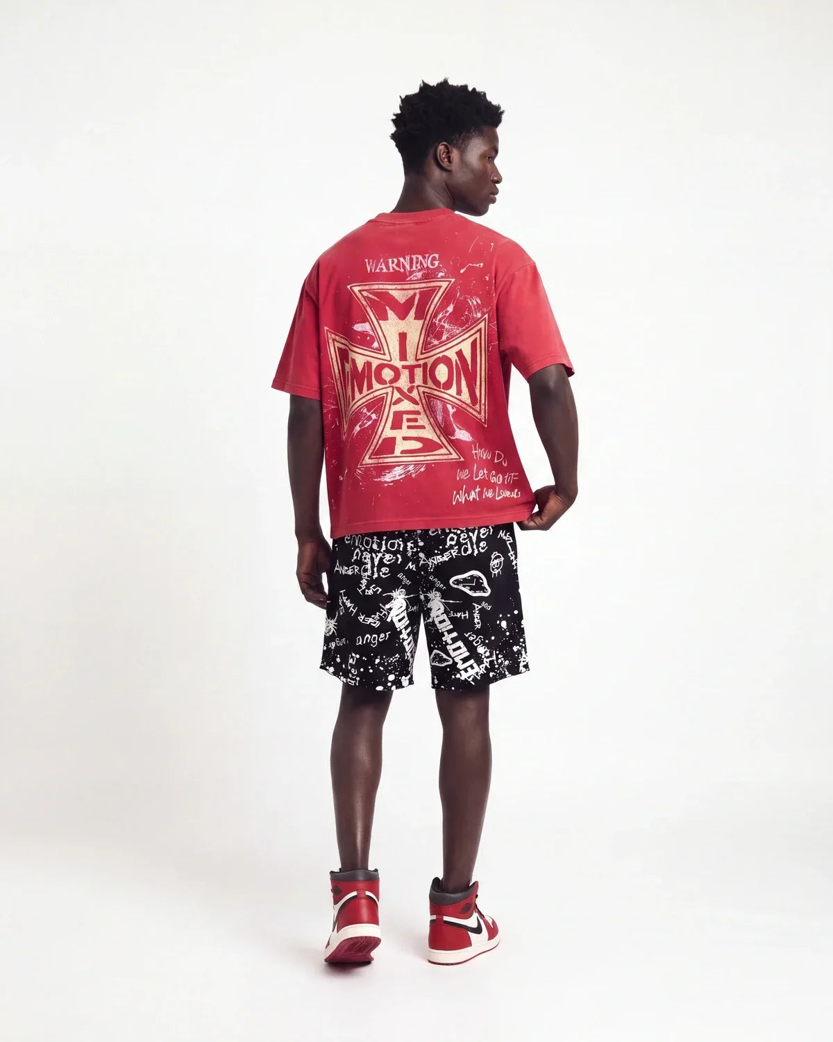 Mixed Emotions Crimson Tee Red