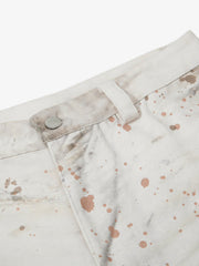 Wing Rivet Dirty Wash Jeans