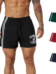 YOUANGL American new style summer men running fitness exercise shorts muscle sports gym casual pants