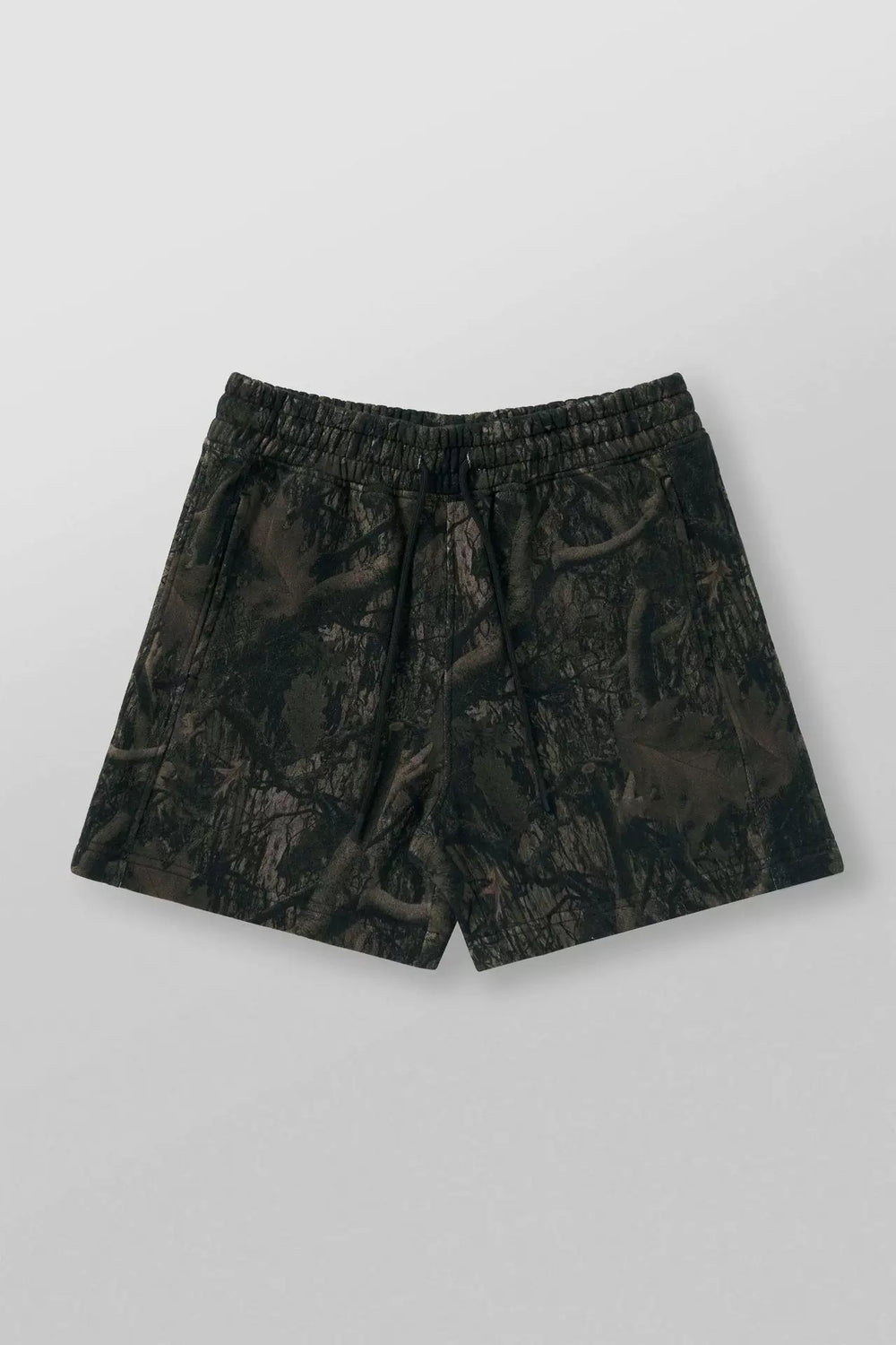 YOUNG LA American style withered leaf shorts men's casual camouflage summer retro letter loose fitness sports beach pants