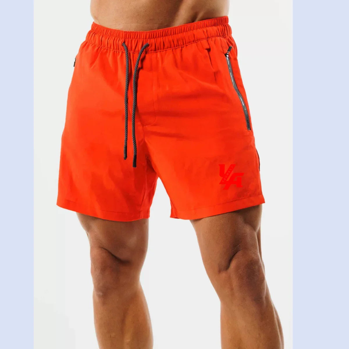Youngla Summer Men's Sports Shorts Summer Outdoor Beach Shorts Knee High Running Speed Dry Fitness Shorts