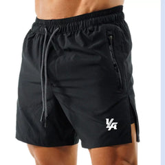 Youngla Summer Men's Sports Shorts Summer Outdoor Beach Shorts Knee High Running Speed Dry Fitness Shorts
