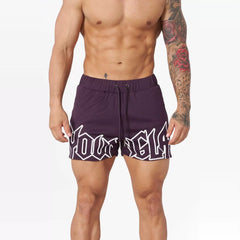 YOUNG LA Summer New Sports and Fitness Shorts Mesh Quick drying Breathable Basketball Training Shorts Casual Beach Shorts
