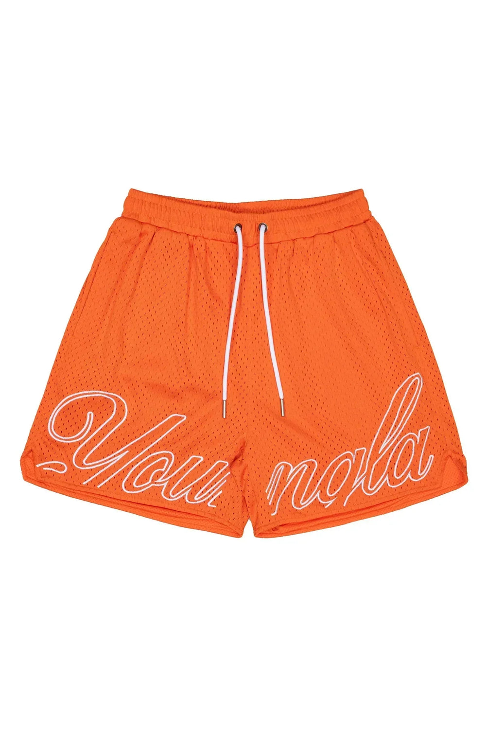 YOUNG LA Mesh Summer Shorts Men's Sports Fitness Leisure Beach Shorts Outdoor Running Training Quarters