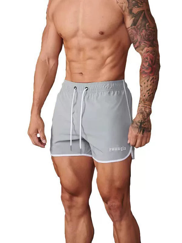 YOONGLA's new men's quick drying sports shorts, fitness three part thin, casual breathable marathon training pants