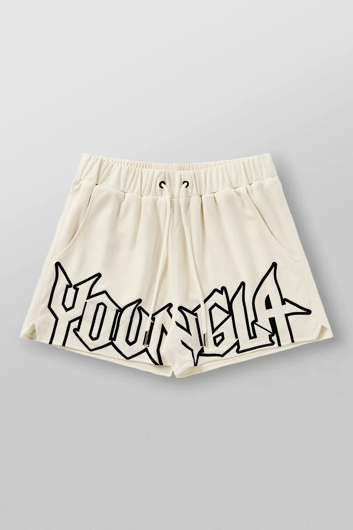 YOUNG LA Summer New Sports and Fitness Shorts Mesh Quick drying Breathable Basketball Training Shorts Casual Beach Shorts
