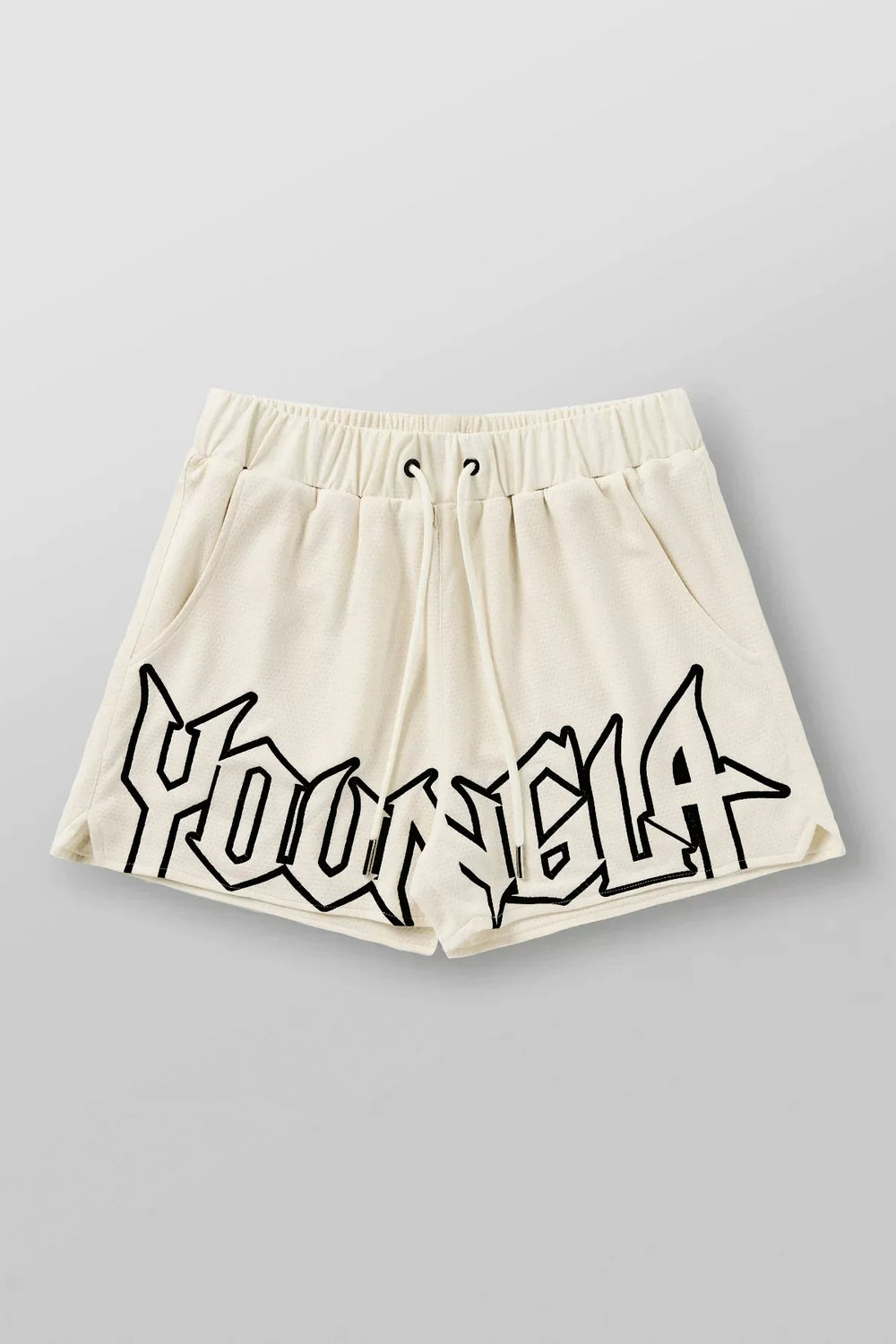 YOUNG LA Summer New Sports and Fitness Shorts Mesh Quick drying Breathable Basketball Training Shorts Casual Beach Shorts